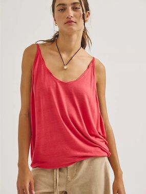 NWT Free People Shortside Tank/ Med/ Ignite